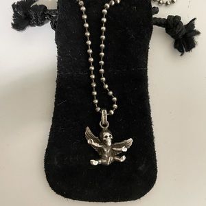Chrome Hearts Miss Lerlene Foti skull wing Pendant